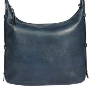 Whitsunday Vintage Leather Crossbody – Navy