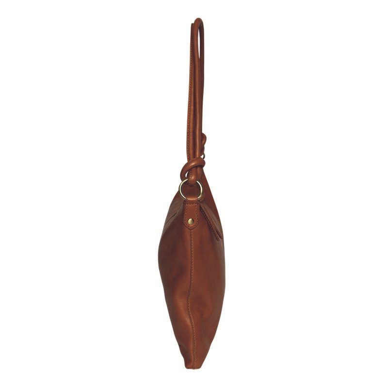 Alligator Creek Vintage Leather Hobo – Tan - Image 3