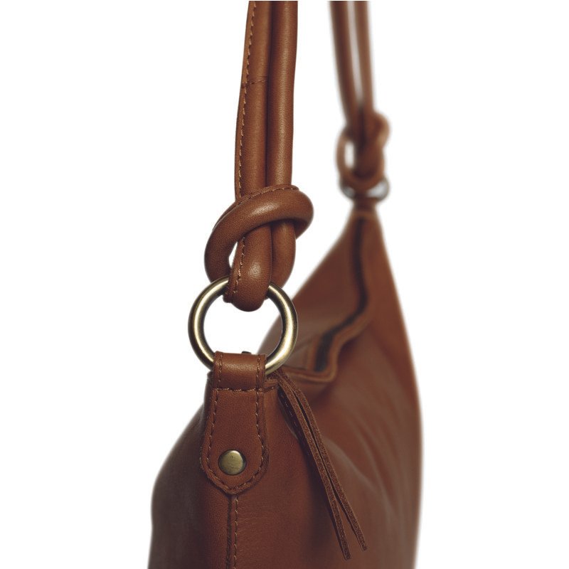 Alligator Creek Vintage Leather Hobo – Tan - Image 4