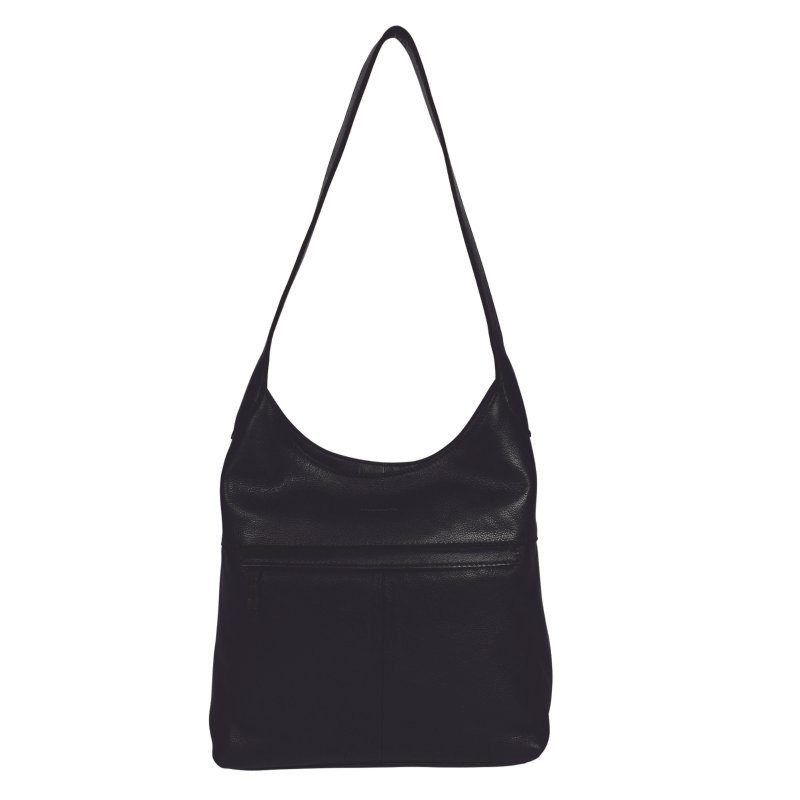 Noosa Vintage Leather Hobo – Black