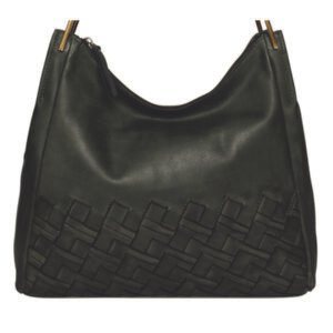 Olive Leather Hobo Bag