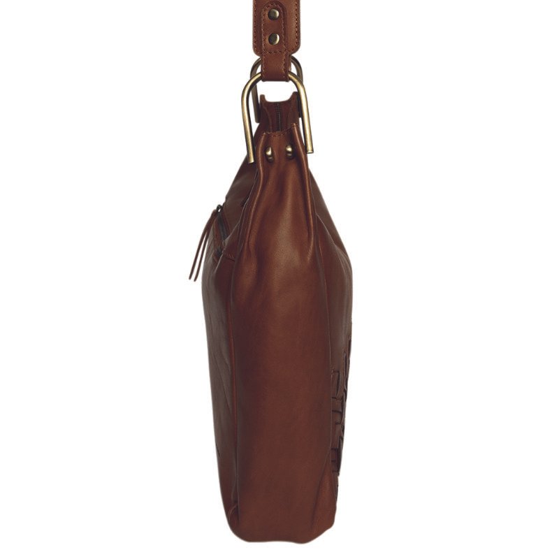 Strand Vintage Leather Hobo – Tan - Image 3