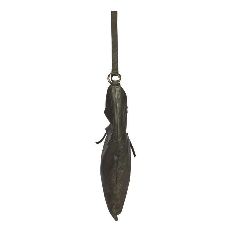 Airlie Vintage Leather Crossbody – Olive - Image 3