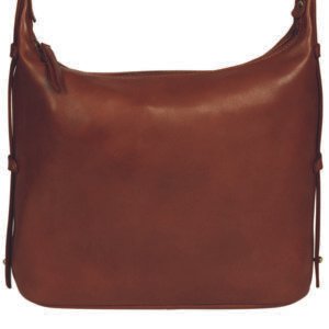 Cognac Leather Crossbody Bag
